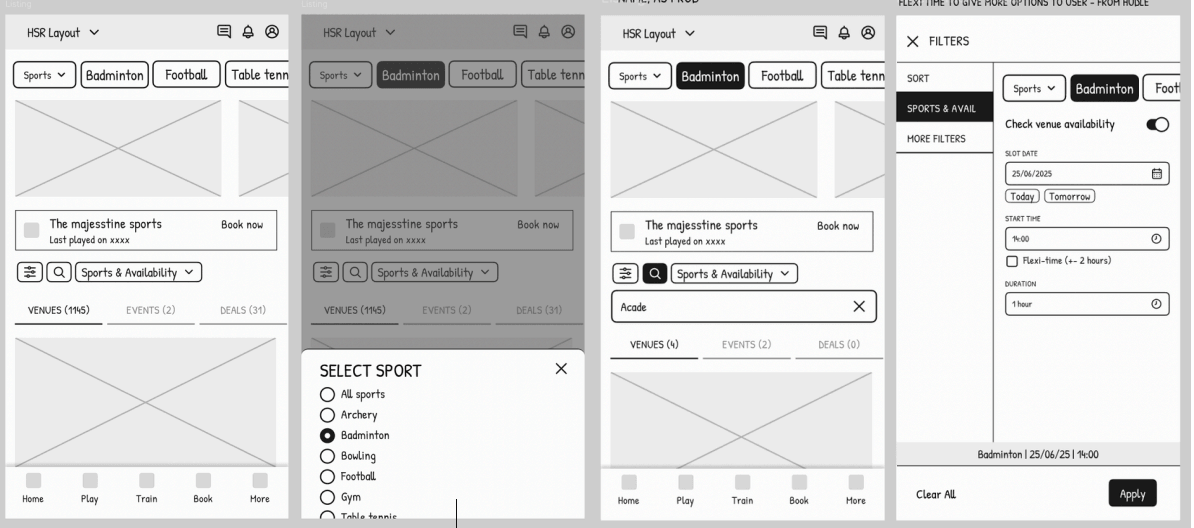 Playo Search & Booking Teardown